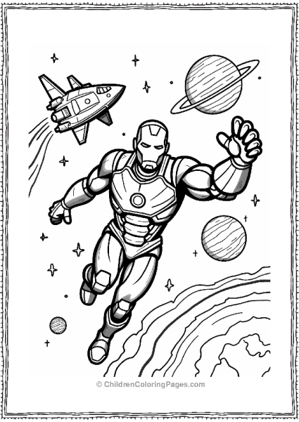 Iron Man S Space Rescue Mission Free PDF Printable