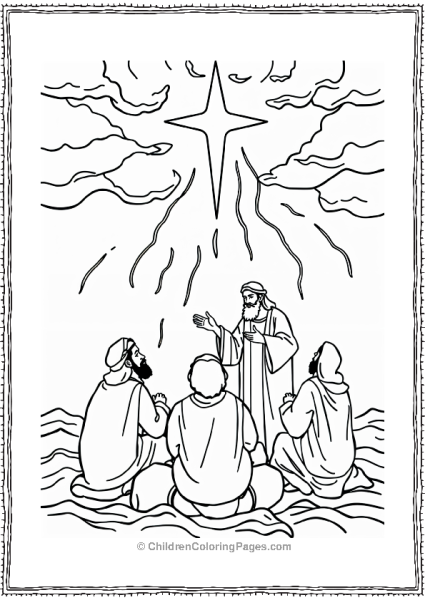 Jesus Calming His Disciples During A Storm Free PDF Printable