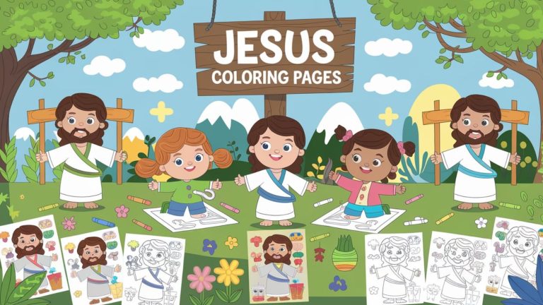 Jesus Coloring Pages