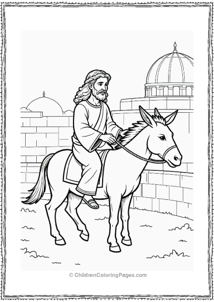 Jesus Entering Jerusalem Free PDF Printable