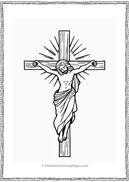 Jesus On The Cross Free PDF Printable