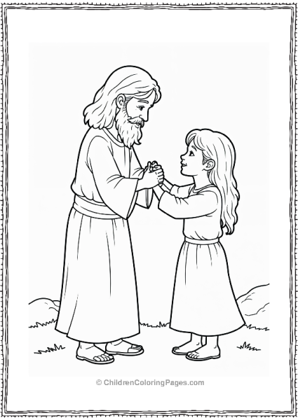 Jesus Raising Jairus Daughter Free PDF Printable