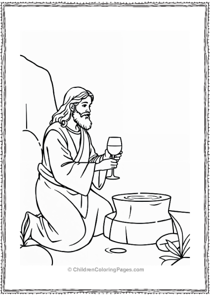 Jesus Turning Water Into Wine Free PDF Printable