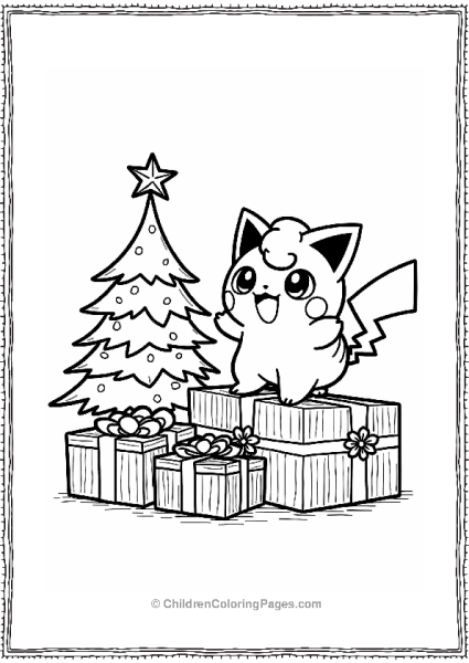 Jigglypuff Sings A Christmas Carol Free PDF Printable