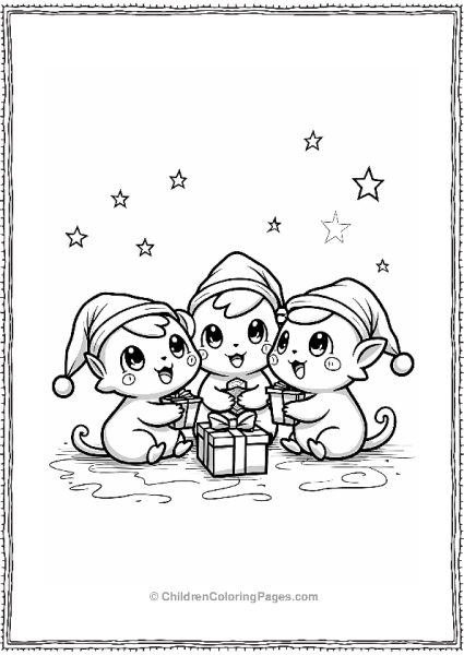 Jigglypuffs Singing Carols At Christmas Free PDF Printable