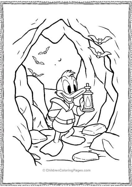 DuckTales Louie Exploring A Cave Free PDF Printable