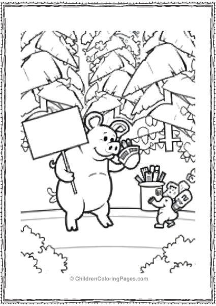 Masha And The Bear Picnic Preparations Scaled Free PDF Printable