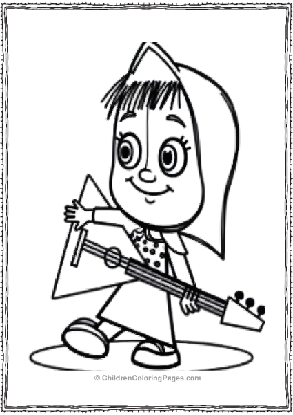 Masha Plays The Balalaika Free PDF Printable