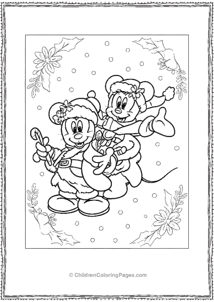 Mickey And Minnie Free PDF Printable