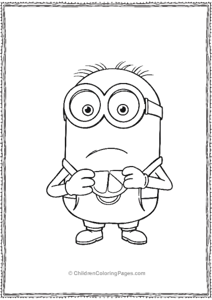 Minion Making Silly Face With Lemon Free PDF Printable