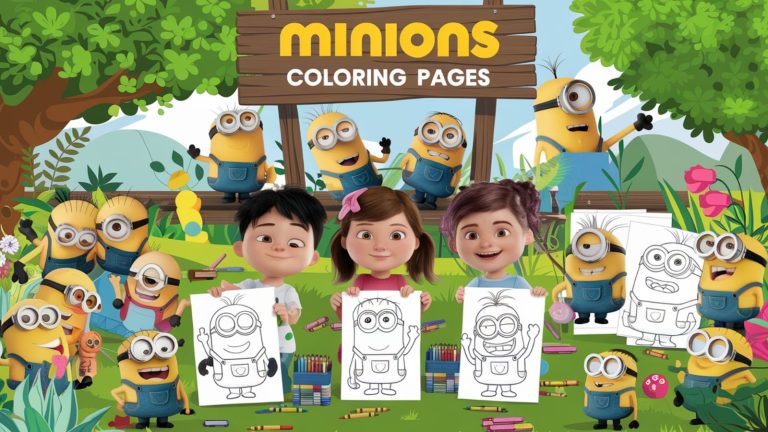 Minions Coloring Pages