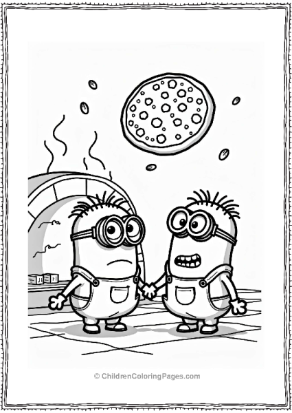 Minions Pizza Tossing Fun Free PDF Printable