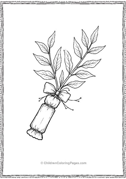 Mistletoe Decorating A Christmas Popper Free PDF Printable