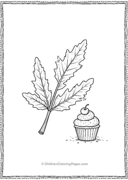 Mistletoe With A Cupcake Nearby Free PDF Printable