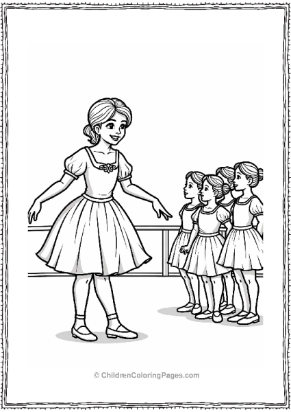 Nutcracker Ballet Class With An Instructor Free PDF Printable