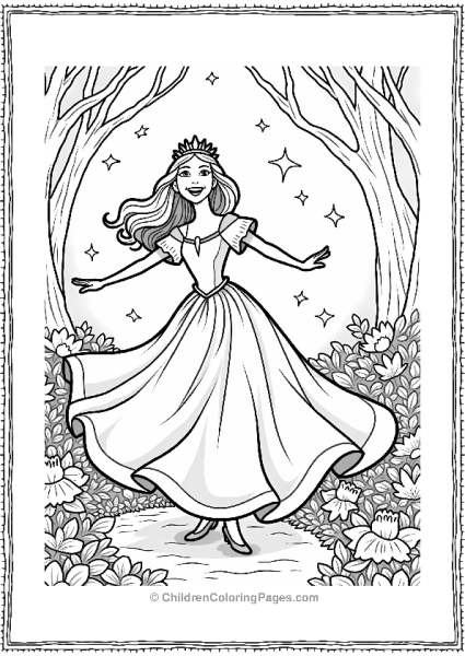 Nutcracker Clara’s Dance In A Whimsical Forest Free PDF Printable