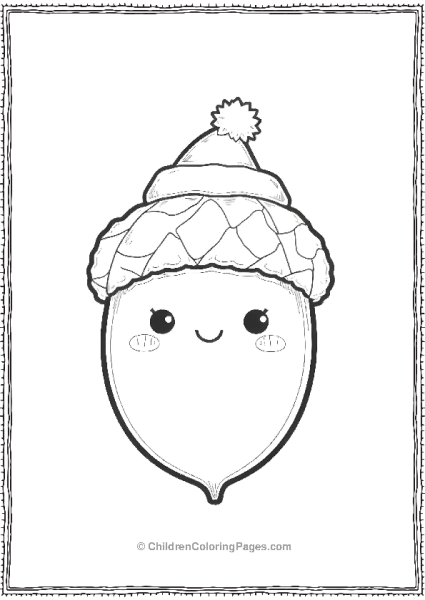 Ornament With Acorn Free PDF Printable