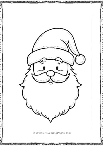 Ornament With Santa Hat Free PDF Printable