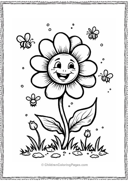 Plants Vs Zombies Flower Power With Bees And Butterflies Free PDF Printable