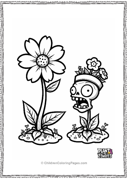 Plants Vs Zombies Peashooter Vs Zombie Spring Showdown Free PDF Printable