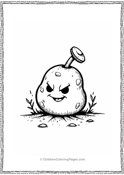 Plants Vs Zombies Potato Mine Ready To Surprise Free PDF Printable