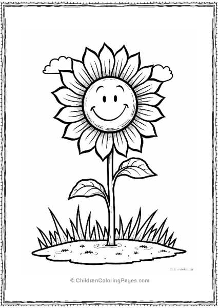 Plants Vs Zombies Sunflower In A Garden Free PDF Printable