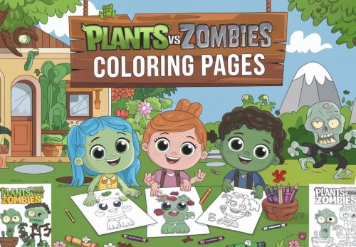 Plants vs Zombies Coloring Pages – Download Free PDFs For Kids 🌱🧟