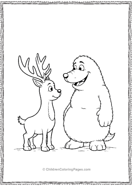 Rudolph And The Abominable Snowman Free PDF Printable