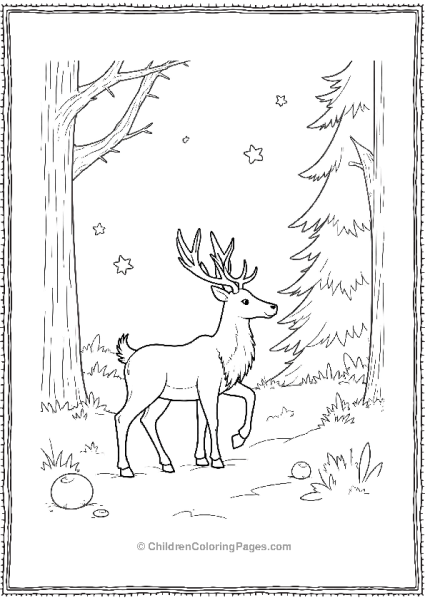 Rudolph Leading The Reindeer Free PDF Printable