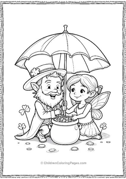 Saint Patrick’s Day Leprechaun And Fairy Friendship Free PDF Printable