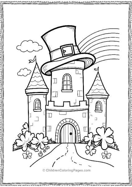 Saint Patrick’s Day Leprechaun Castle Free PDF Printable