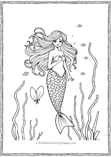 Saint Patrick’s Day Mermaid Coloring Page Free PDF Printable