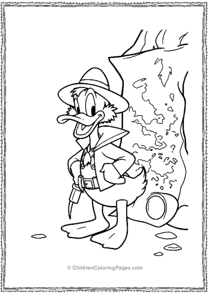 DuckTales Scrooge In Explorer Outfit Free PDF Printable