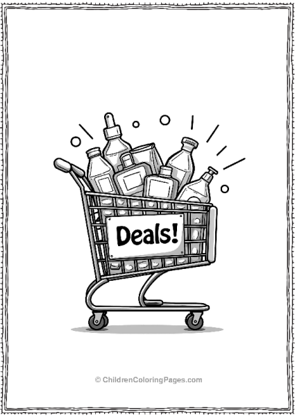 Shopping Cart Full Of Black Friday Deals Free PDF Printable