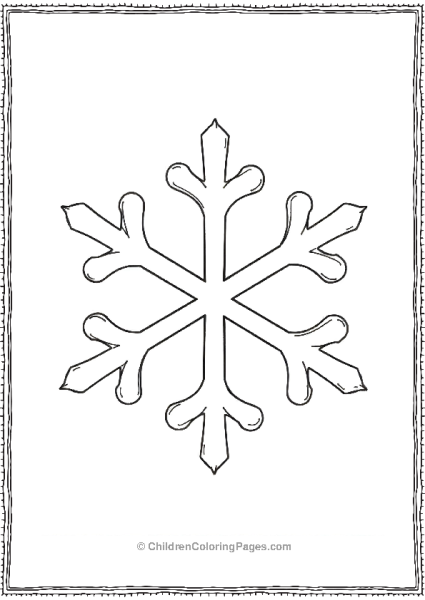 Snowflake Shaped Like Interlocking Puzzle Free PDF Printable