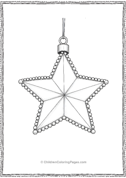 Star Ornament Free PDF Printable