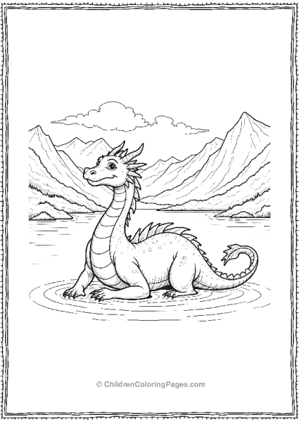 The Dragon In The Lake  Free PDF Printable