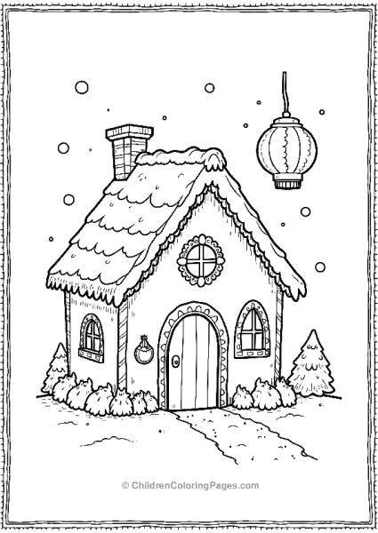 The Gingerbread House Free PDF Printable