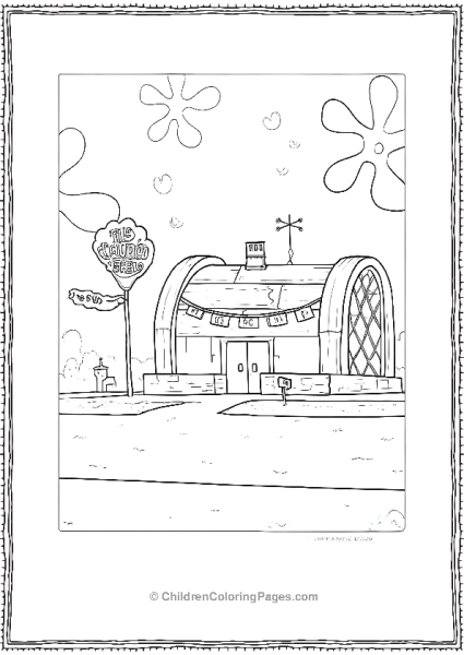 The Iconic Krusty Krab At Bikini Bottom Free PDF Printable