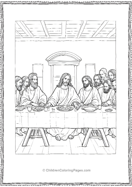 The Last Supper Of Jesus Free PDF Printable