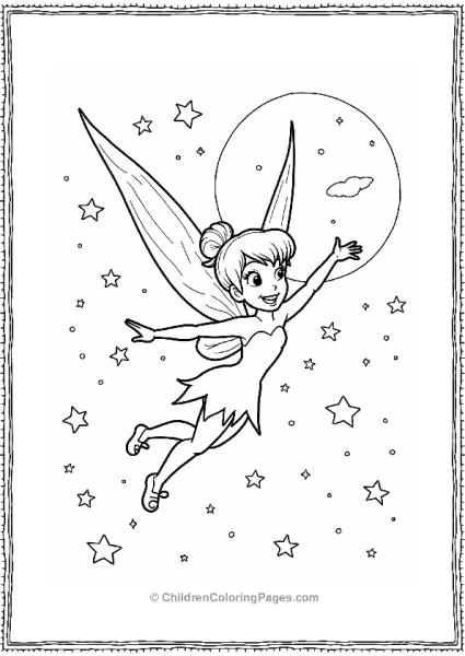 Tinker Bell And Friends Under The Moon Free PDF Printable