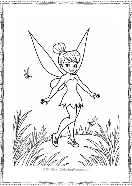 Tinker Bell And Her Firefly Friends Free PDF Printable