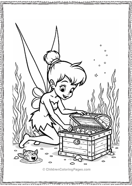 Tinker Bell And The Treasure Chest Free PDF Printable