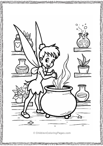 Tinker Bell Brewing Potions Free PDF Printable