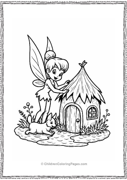 Tinker Bell Building A Fairy House Free PDF Printable