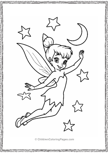 Tinker Bell Dancing Under The Stars Free PDF Printable