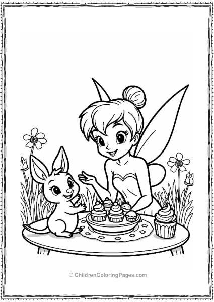 Tinker Bell S Garden Party With Friends Free PDF Printable