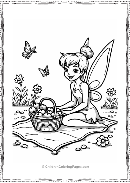 Tinker Bell S Magical Picnic With Friends Free PDF Printable