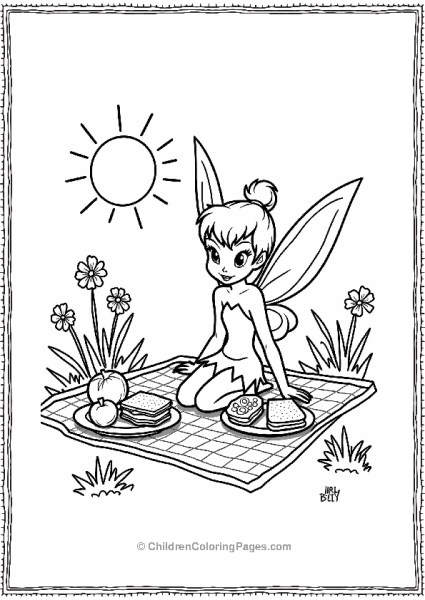 Tinker Bell S Summer Picnic Free PDF Printable