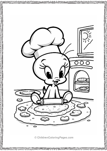 Tweety Bird Baking Free PDF Printable